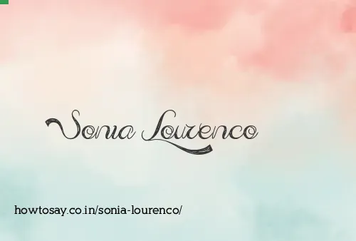 Sonia Lourenco