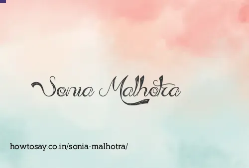 Sonia Malhotra