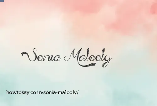 Sonia Malooly