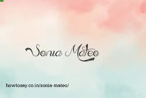 Sonia Mateo