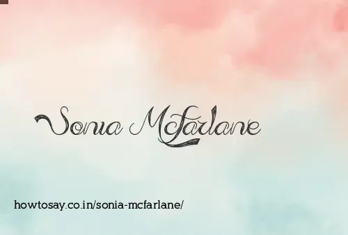 Sonia Mcfarlane