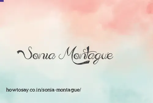 Sonia Montague