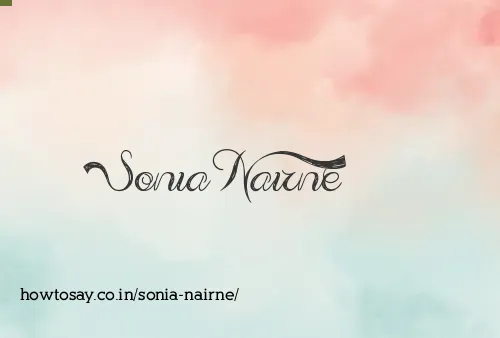 Sonia Nairne