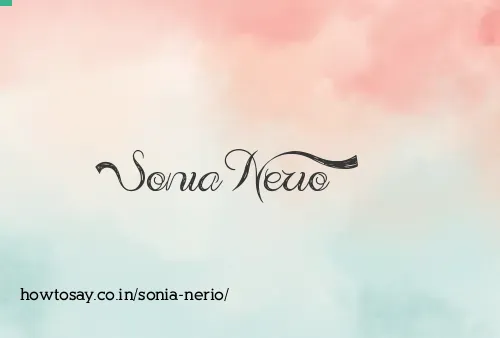 Sonia Nerio
