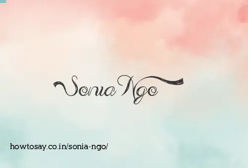 Sonia Ngo