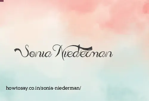 Sonia Niederman