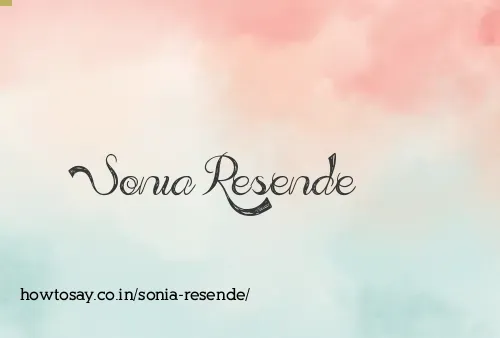 Sonia Resende