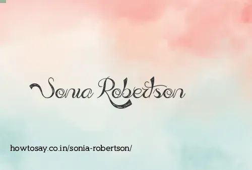 Sonia Robertson