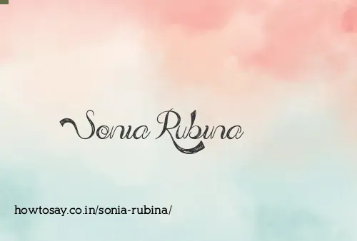 Sonia Rubina