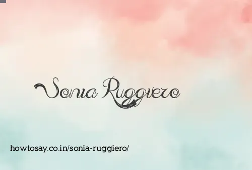 Sonia Ruggiero