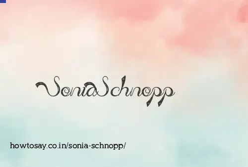 Sonia Schnopp