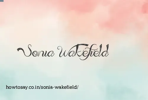 Sonia Wakefield