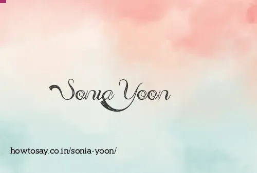 Sonia Yoon