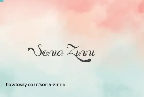 Sonia Zinni