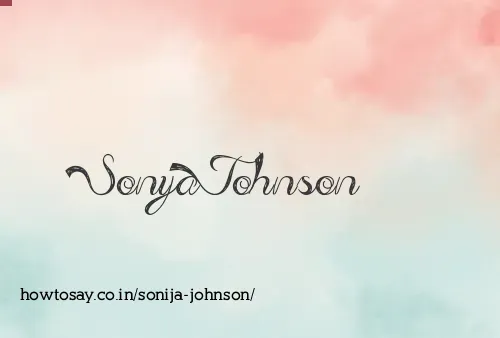 Sonija Johnson