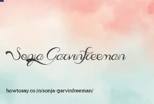 Sonja Garvinfreeman