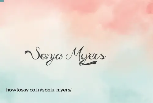 Sonja Myers