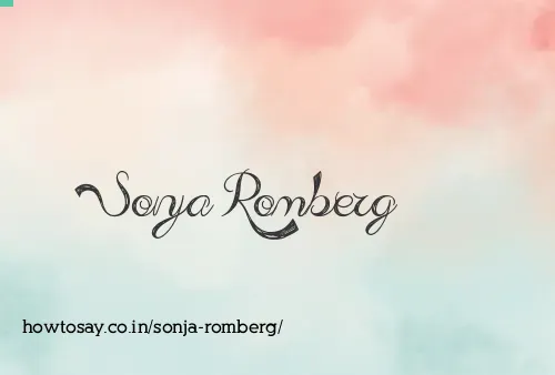 Sonja Romberg