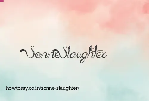 Sonne Slaughter