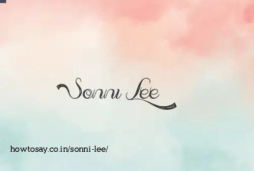 Sonni Lee