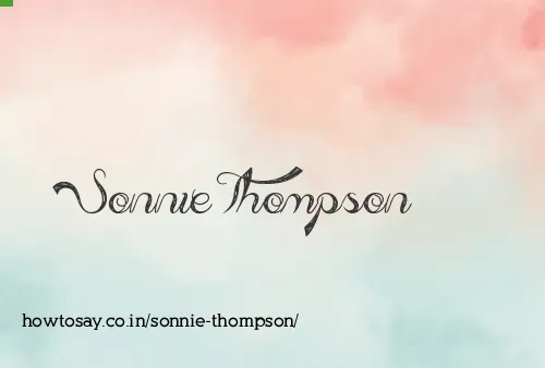 Sonnie Thompson