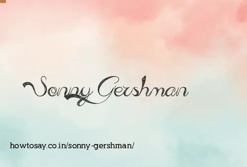 Sonny Gershman