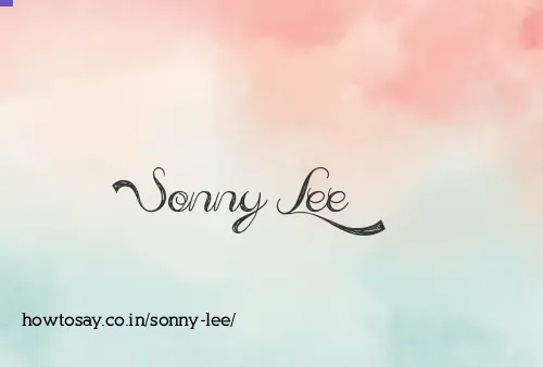 Sonny Lee