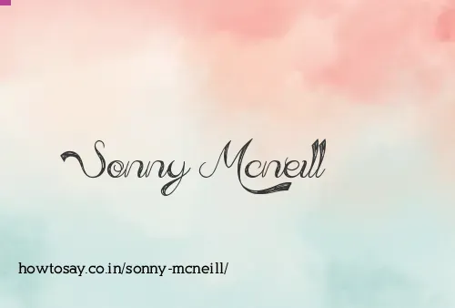 Sonny Mcneill