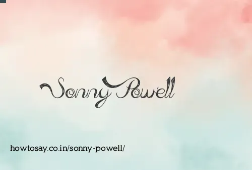 Sonny Powell