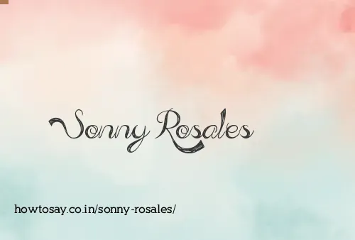 Sonny Rosales