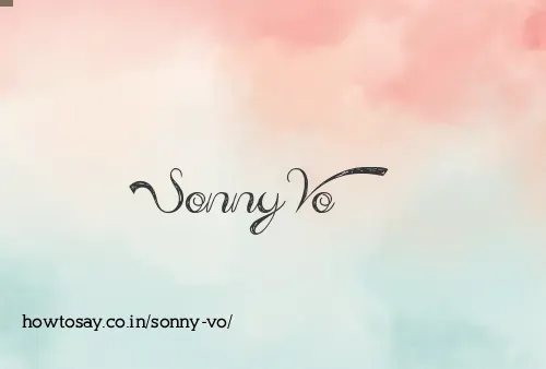 Sonny Vo