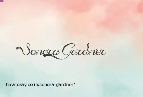 Sonora Gardner
