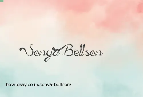 Sonya Bellson