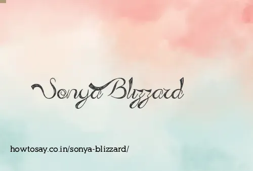 Sonya Blizzard