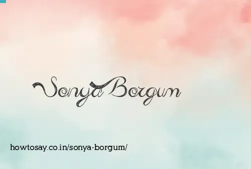 Sonya Borgum