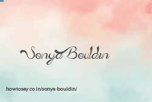 Sonya Bouldin