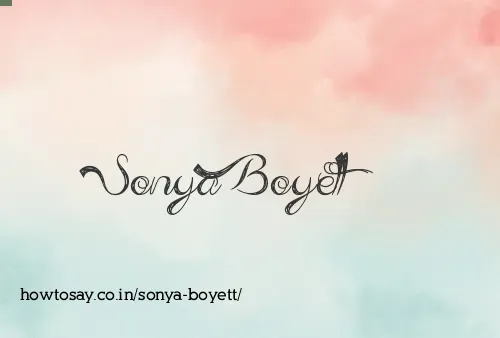 Sonya Boyett