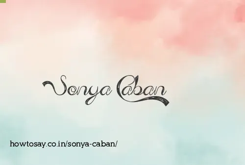 Sonya Caban