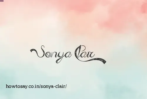 Sonya Clair
