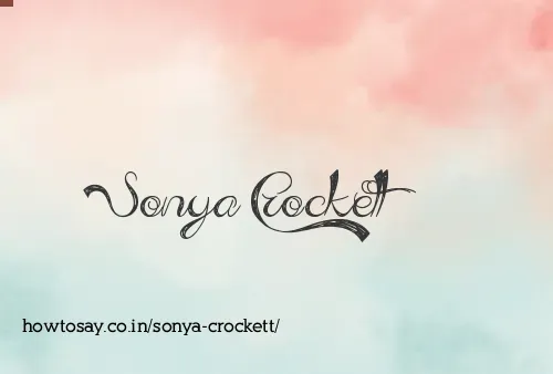 Sonya Crockett
