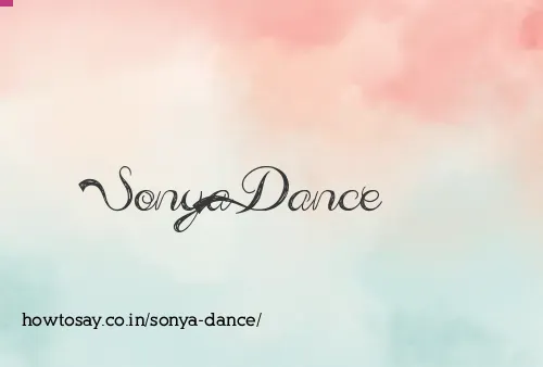 Sonya Dance