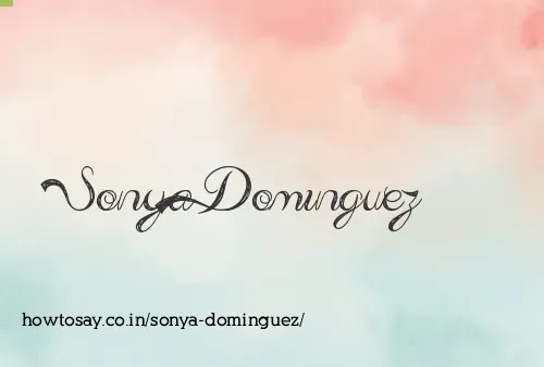 Sonya Dominguez