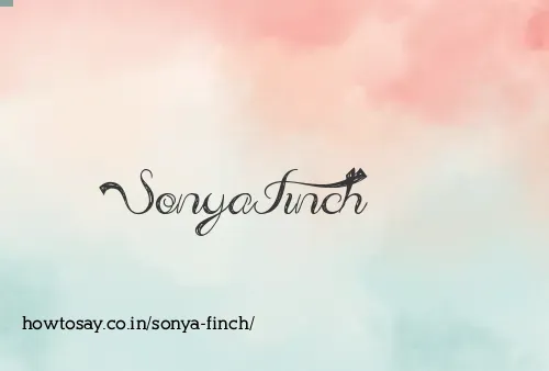 Sonya Finch