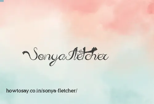 Sonya Fletcher