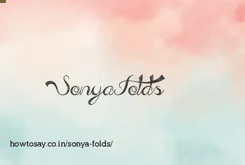 Sonya Folds