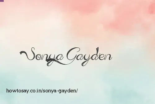 Sonya Gayden