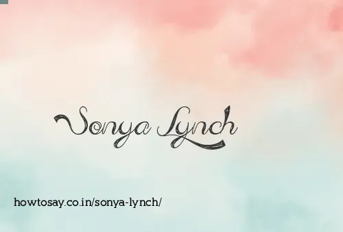 Sonya Lynch