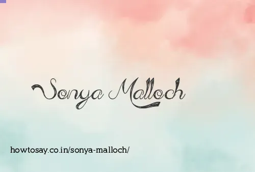 Sonya Malloch