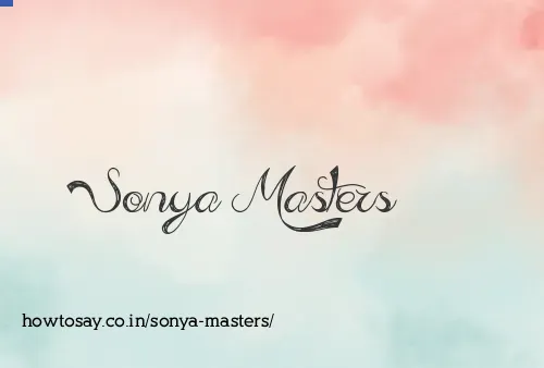 Sonya Masters
