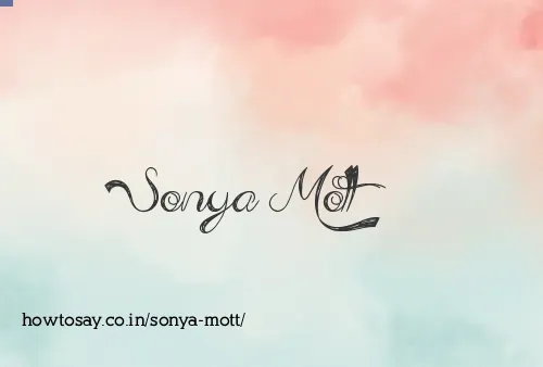 Sonya Mott